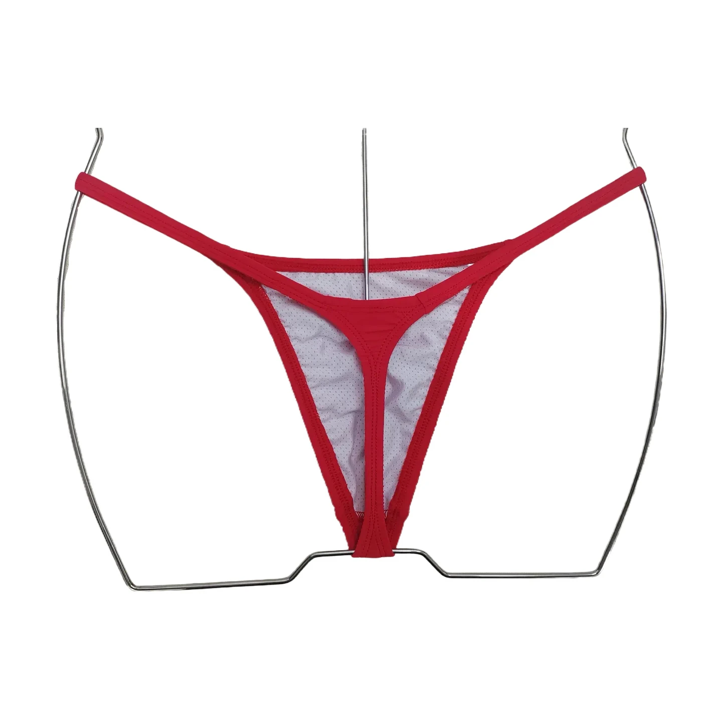 BOYTHOR Men's Thong Swimsuit - Low-Waist, Narrow Edges, Solid Color Liner, Fashionable Thong Swimsuit