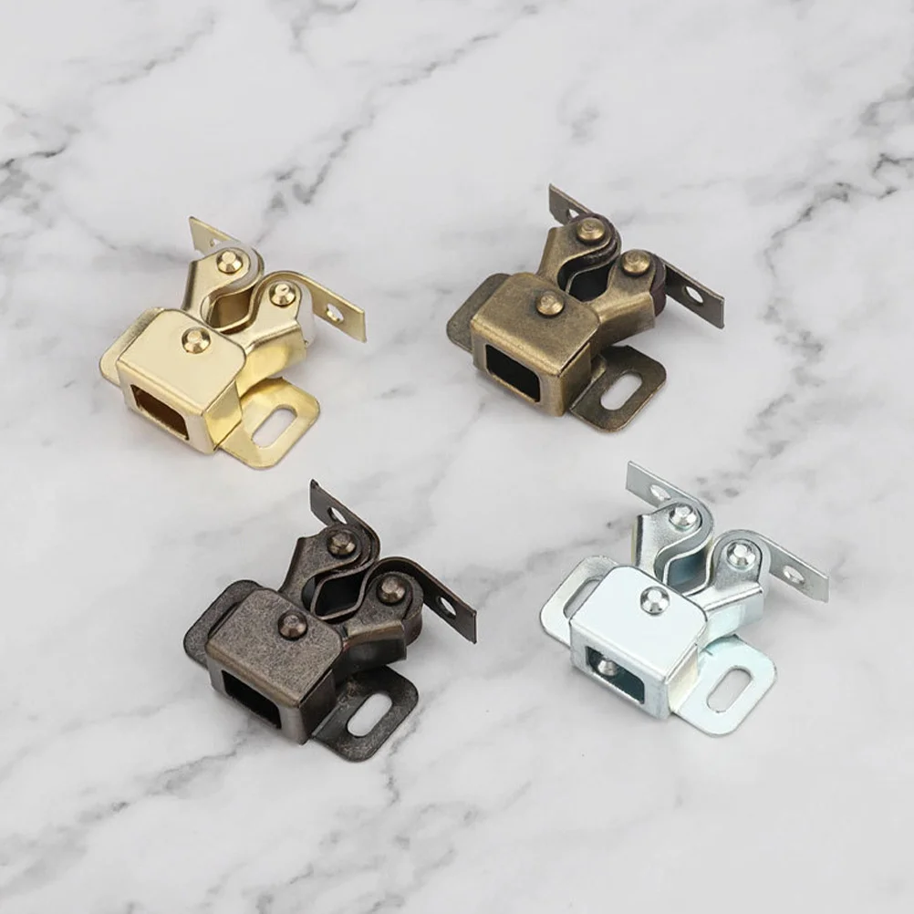 

20pcs Double Roller Catch For Cabinet Door Latches Catches Durable Closure For Wardrobe Pantry Cupboard Drawer Rv Shutter