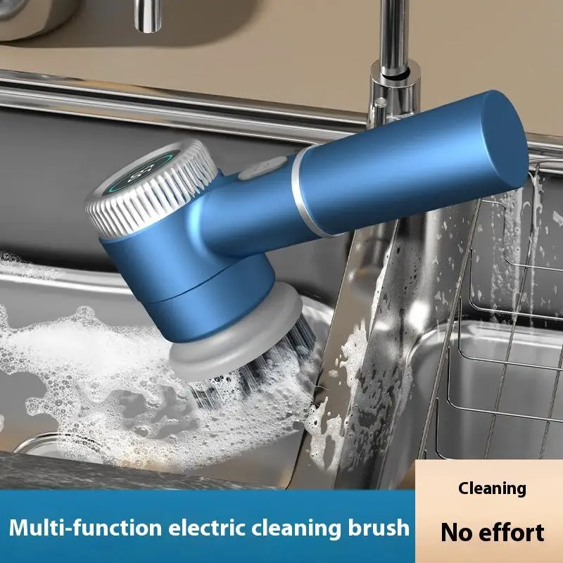 Multifunctional Electric Cleaning Brush, Handheld Kitchen Cleaning Brush, Cordless Convenient Dishwasher
