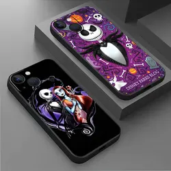 Funda For Apple iPhone 13 11 Pro Max 14 Plus 12 Mini Phone Case XR 7 8 X XS SE 6 6S 15 Cover Jack Nightmare Before Christmas