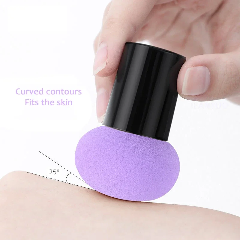 Mushroom Head Makeup Puff Air Cushion Beauty Handle Dual-use Cosmetic Egg Dry and Wet Super Soft Makeup Sponge with Box Case Set