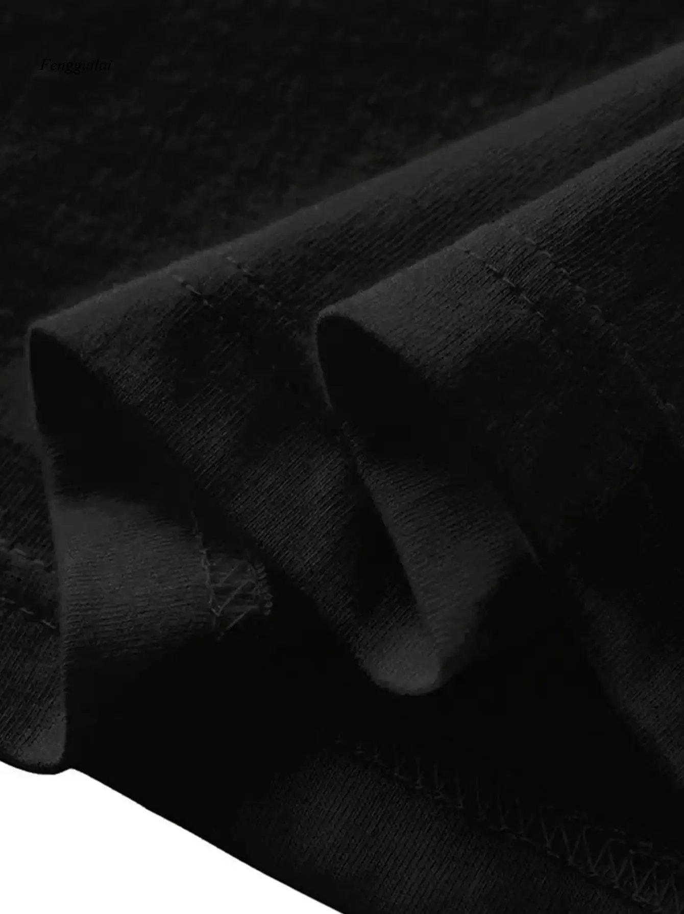 سترة بغطاء للرأس من Cottagecore Rabbit & Bunny - بلوفر، سويت شيرت بقلنسوة أسود مع طباعة أرنب، قابل للغسل في الغسالة #3