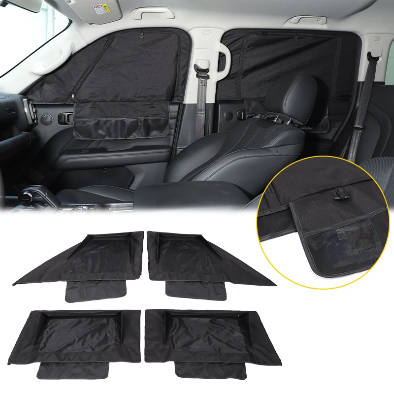 ل 2024 + هافال H9 نافذة الباب الخلفي الغطاء الواقي نافذة السيارة الخلفية التهوية مكافحة البعوض صافي اكسسوارات اكسسوارات السيارات #2