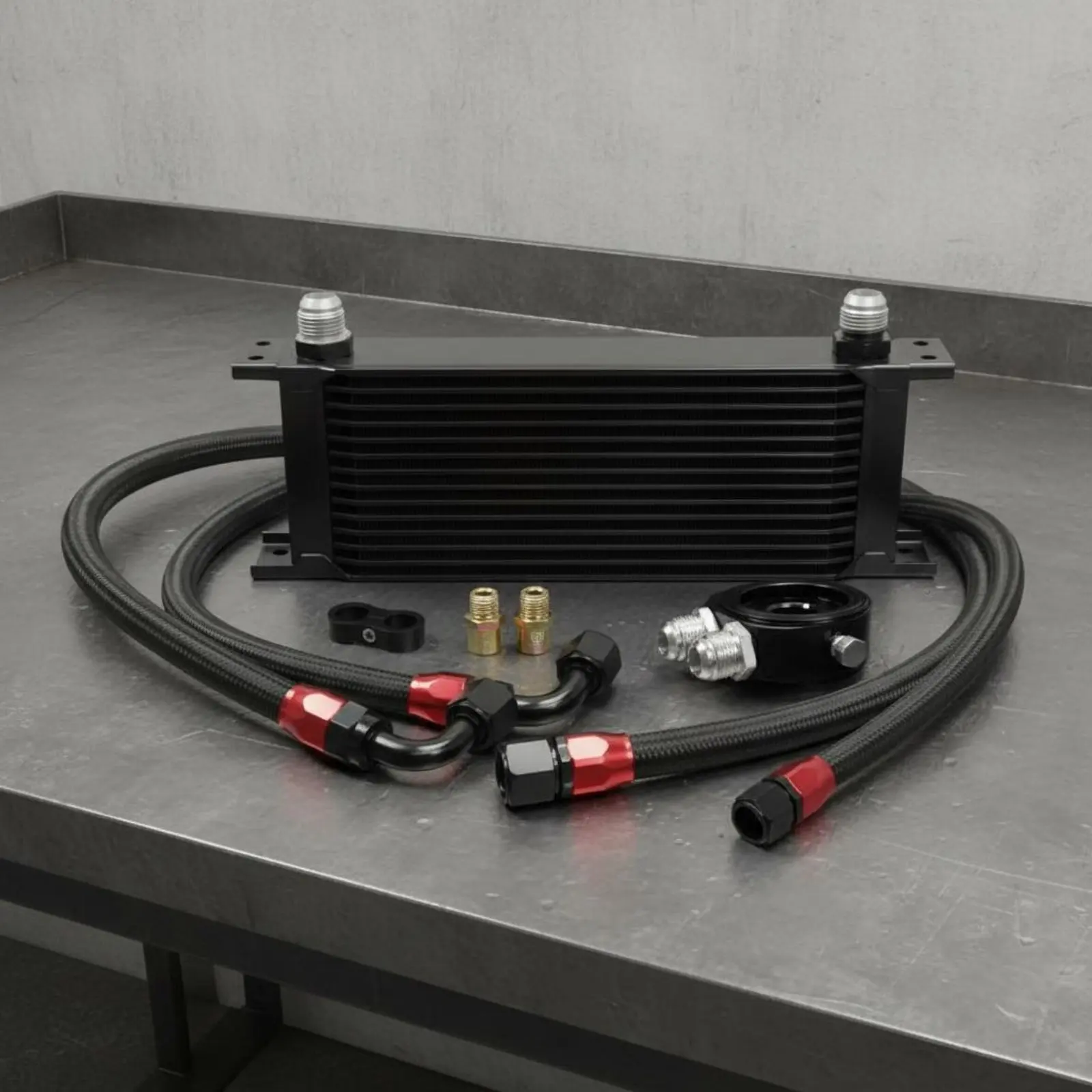 

Комплект масляного охладителя на 10 рядов: прочная конструкция, AN10, для автомобильных систем охлаждения, усиленная защита от протечек