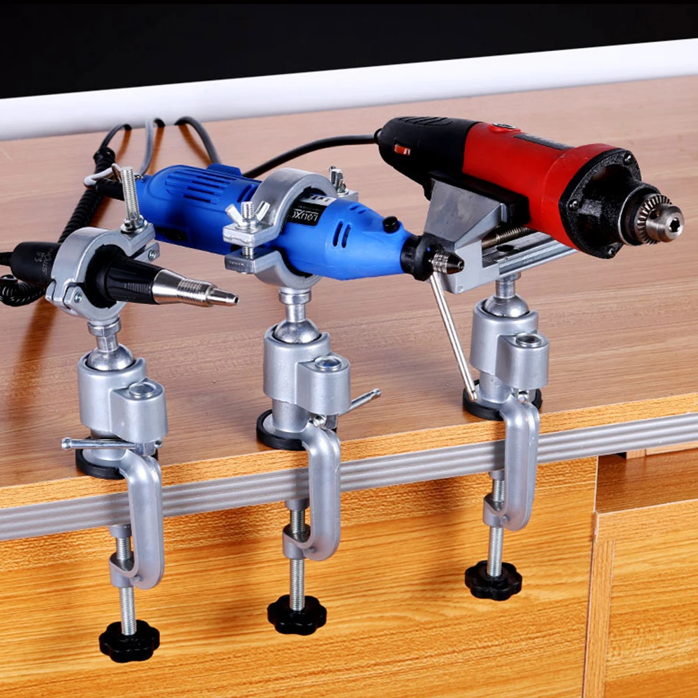 Portable 360° Grinder Accessory Electric Drill Stand Holder Rack Multifunctional Bracket used for Dremel Rotary Tool