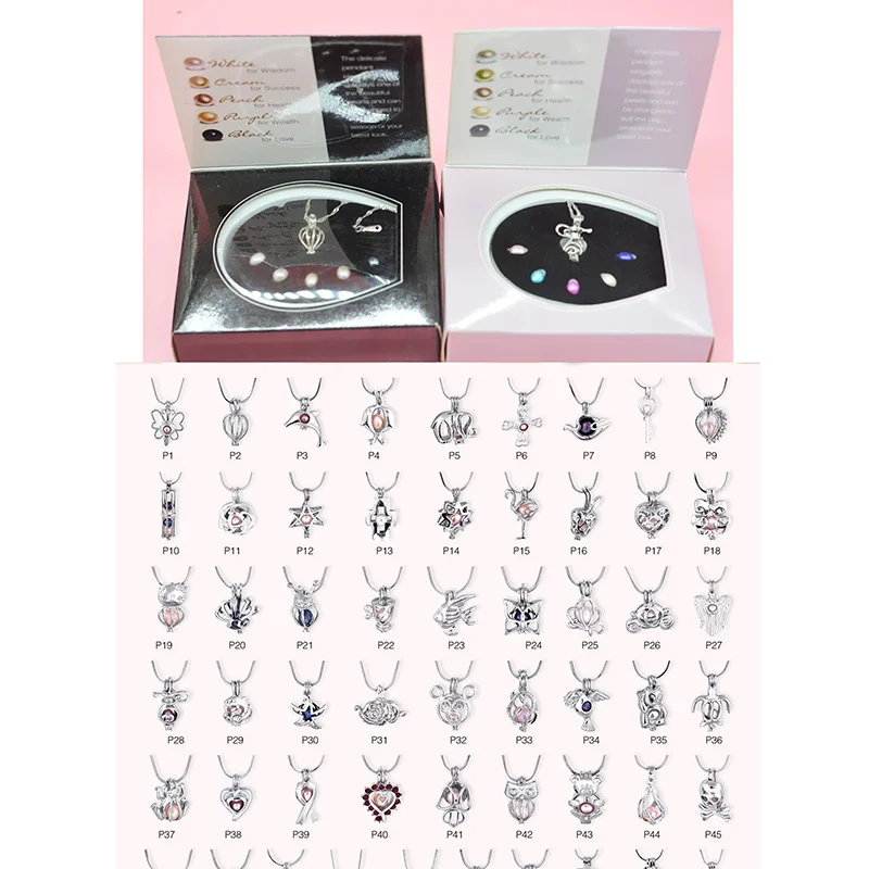 Wish Pearl. Randomly send different pearl cage pendants. Pearls of different colors gift box . very valuable gift