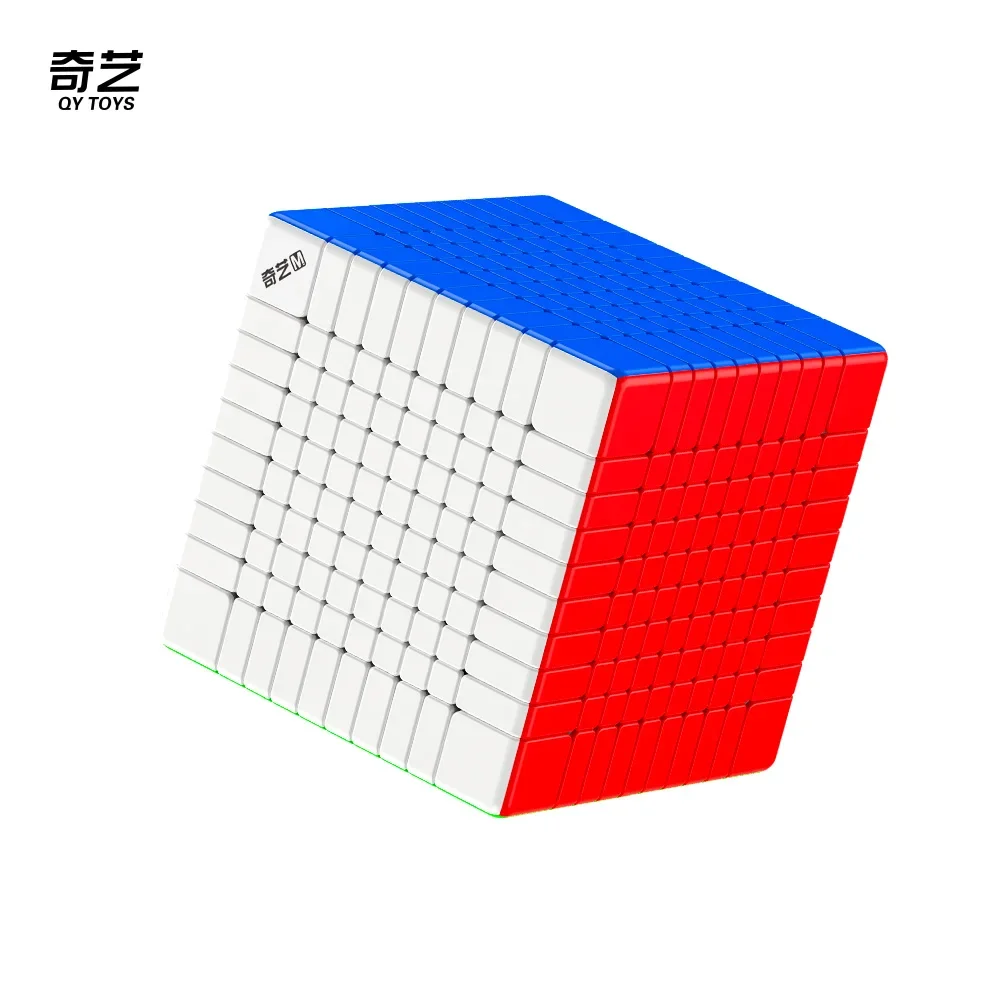 [Crazy Cube] ใหม่ QIYI 10M Magnetic Magic Speed Cube Professional Fidget ของเล่น Qiyi 10x10 M Cubo Magico ปริศนา