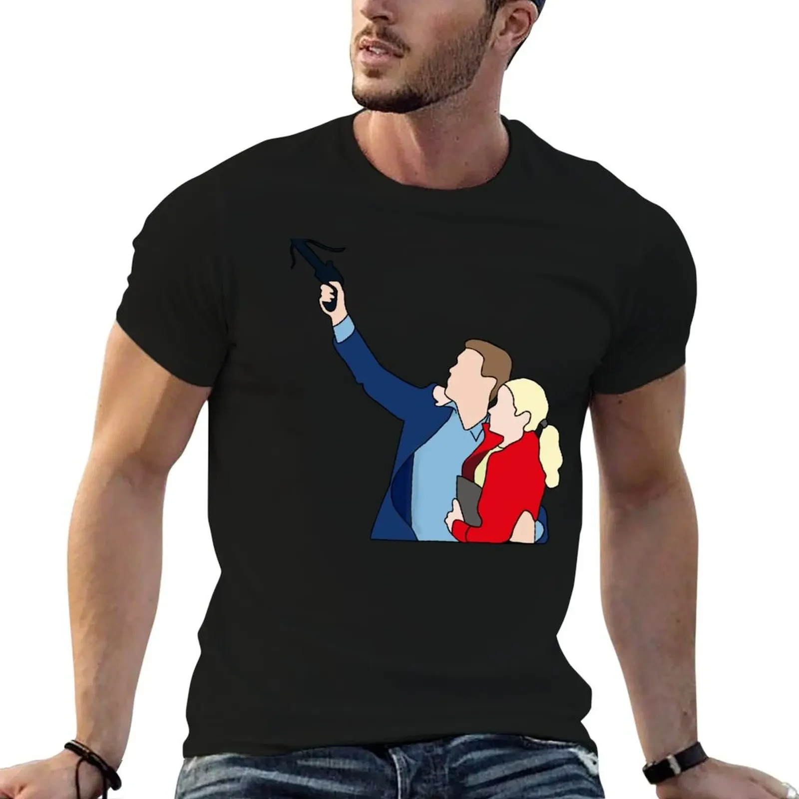 

Olicity season 1 elevator scene T-Shirt custom t shirt clothes Short sleeve tee men