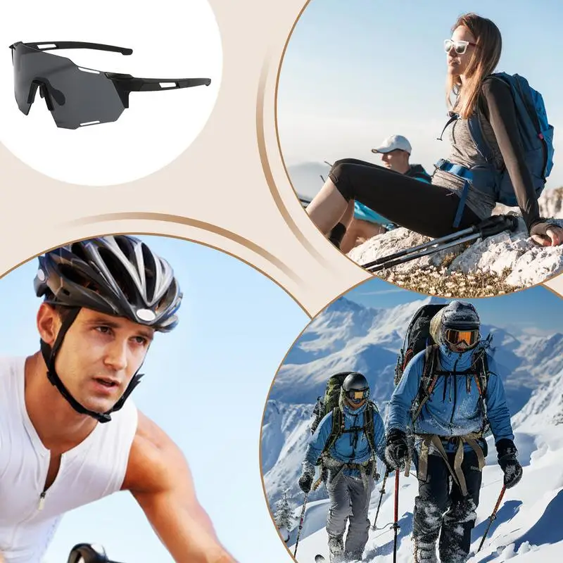 Heldere motorfietsbril Frameloze dimbare skibril Herenbril voor buiten sneeuwscooter Jacht Wintersport Snowboarden