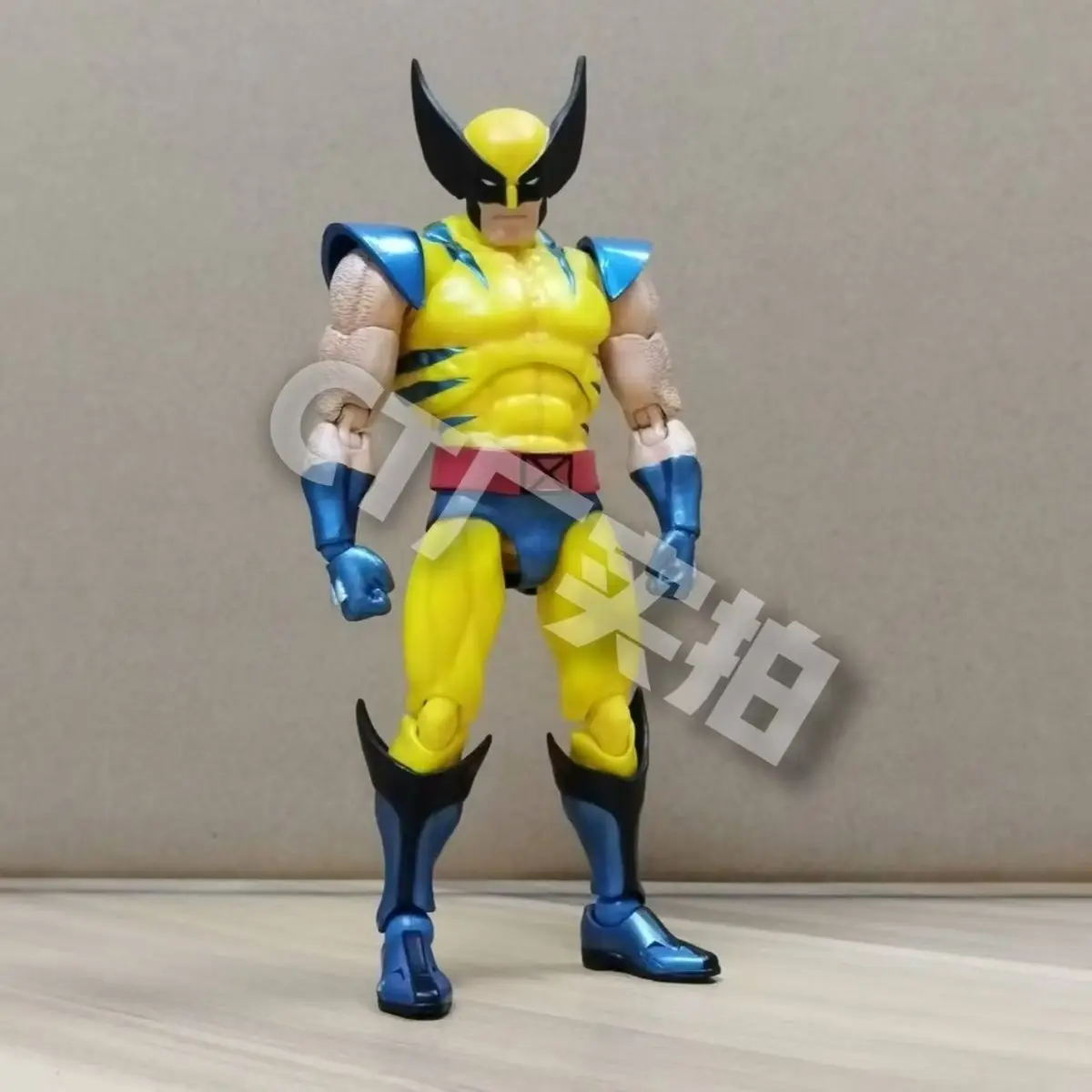 Novo ct brinquedos mafex 96 wolverine figura marrom quadrinhos x-men figura de ação mafex 138 shf anime estatueta ko modelo brinquedo presentes