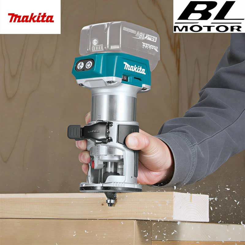 

New Makita DRT52 Cordless Woodworking Trimmer 18V Slotting Multi-function Electric Wood Milling Woodworking Trimmer 18V Battery