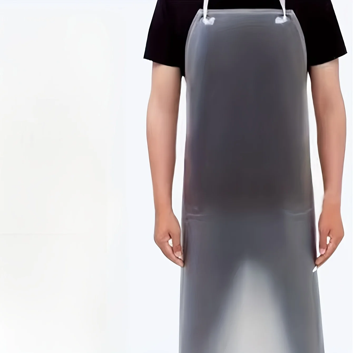 1 Stück verstellbare weiße Schürzenbänder aus Kunststoff, funktionale Küchenschürze |   Schürze mit Glatter Oberfläche, Leichte Schürze