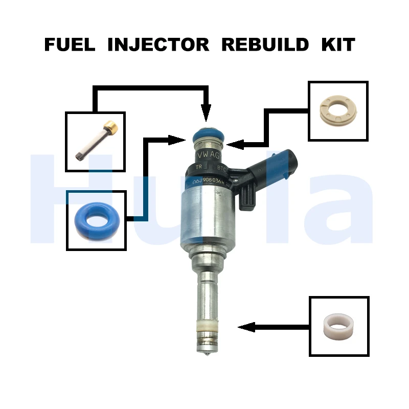 

Fuel Injector Repair Kits Gasoline Gasket for Audi A3 A4 A5 A6 Q3 Q5 TT VW Beetle EOS JettaTiguan 2.0L 06J906036H