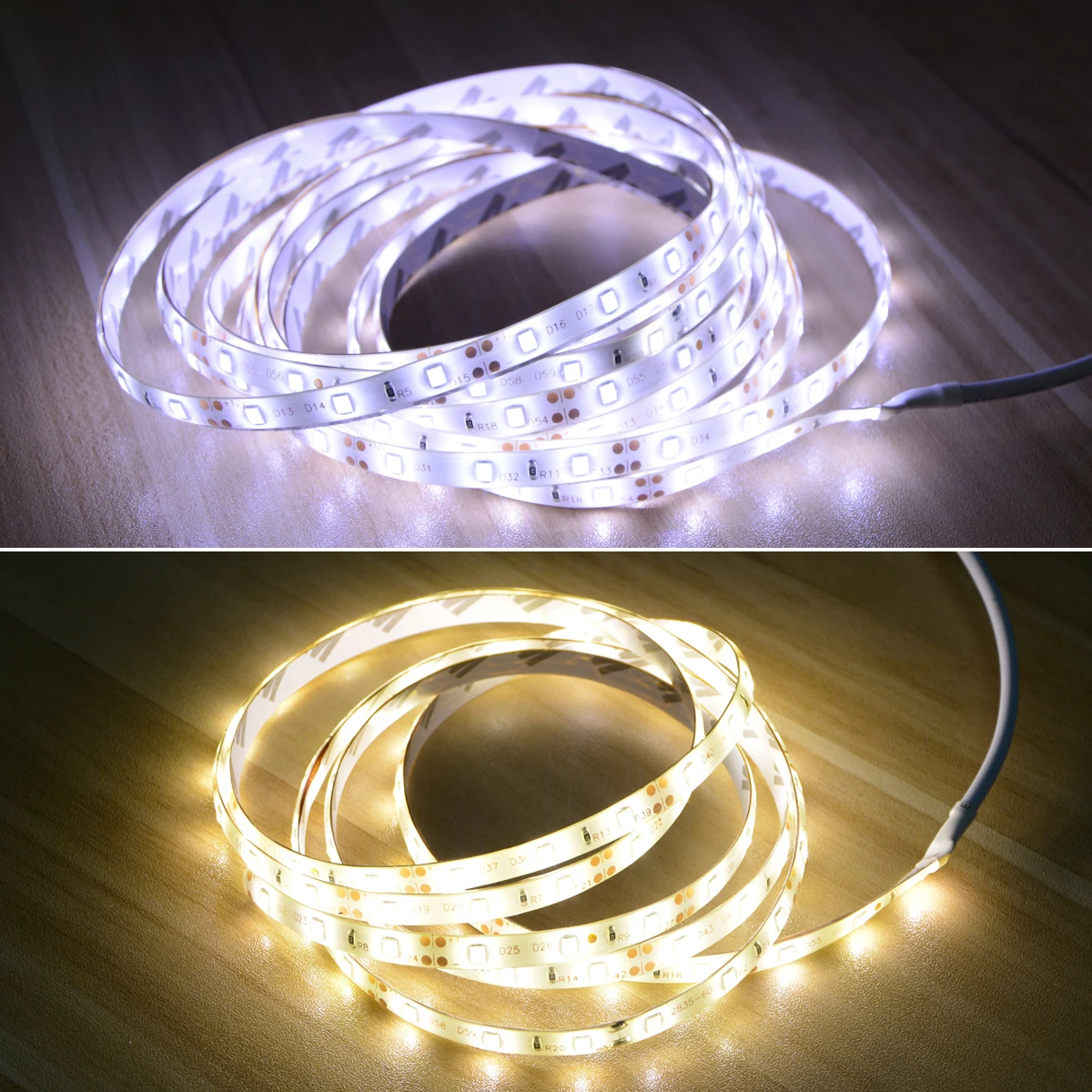 DC12V ไฟ LED Strip ภายใต้ตู้ตู้เสื้อผ้า Light มือกวาด Sensor/รีโมทคอนโทรล/Touch Control หรี่แสงได้โคมไฟกันน้ําเทป