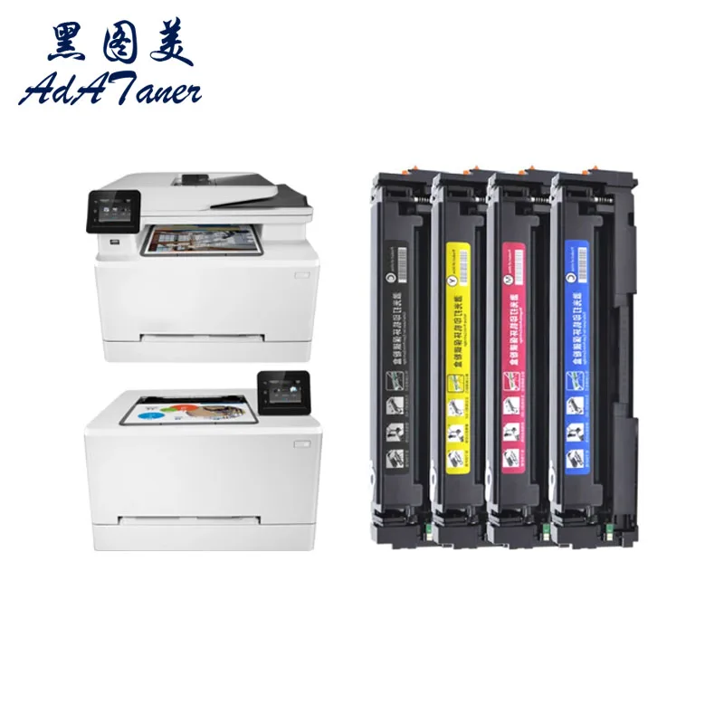 1 Juego de 4 Uds CF500A 202A 202X cartucho de tóner para tóner HP Color Laserjet M281fdw M254nw M281FDN M281FDW M280NW M254 M281 M280