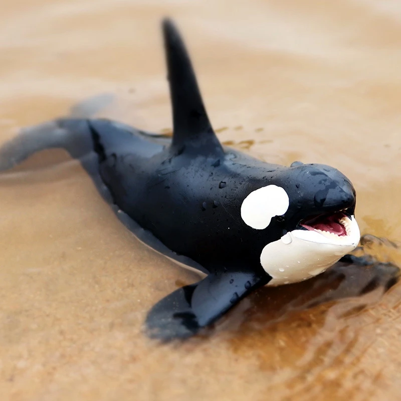 Sea Life Animals Killer Whale Model Action Figures Pvc Figurines Simulation Models Toys