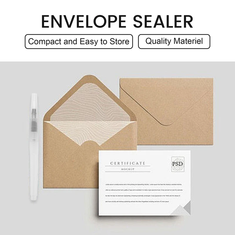 10 Pieces Pencil Style Moistener Stamp Envelope Moistener Mailing Letter Sealer Envelope Licker For Office