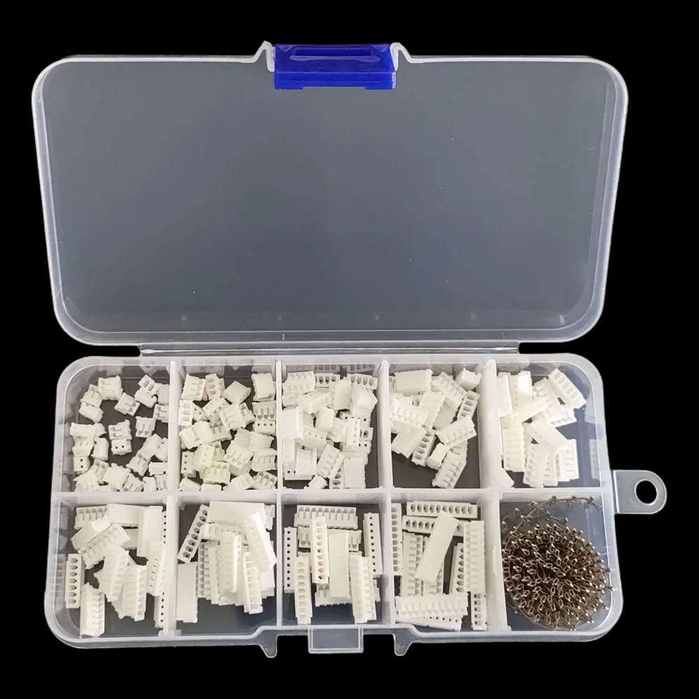 430pcs/Box ZH 1.5MM Connectors and Crimp Terminal kit Compatible with JST ZH 1.5 Connector 2/3/4/5/6/7/8/9/10 Pin Housing