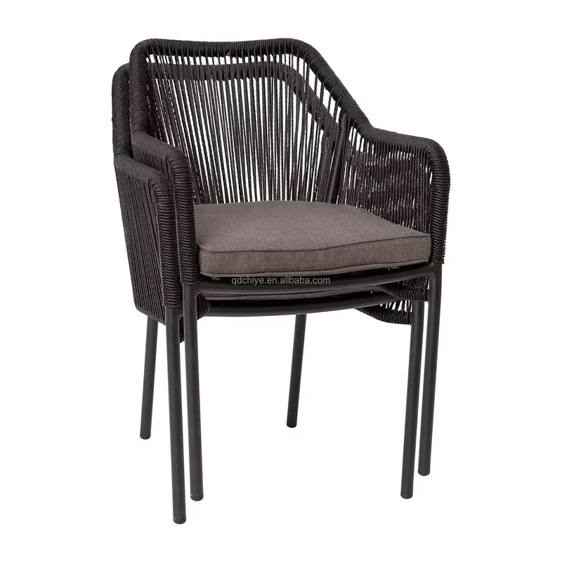 for Modern Metal Foldable Outdoor Dining Chairs with Oxford Fabric Heavy Duty Portable for Backyard Poolside Balcony Use