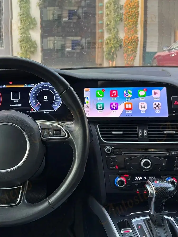 Kabelloses CarPlay Android Auto für Audi A4 A5 S4 S5 B8 GPS-Navigation Auto-Stereo-Headunit Multimedia-Player Autoradio Media