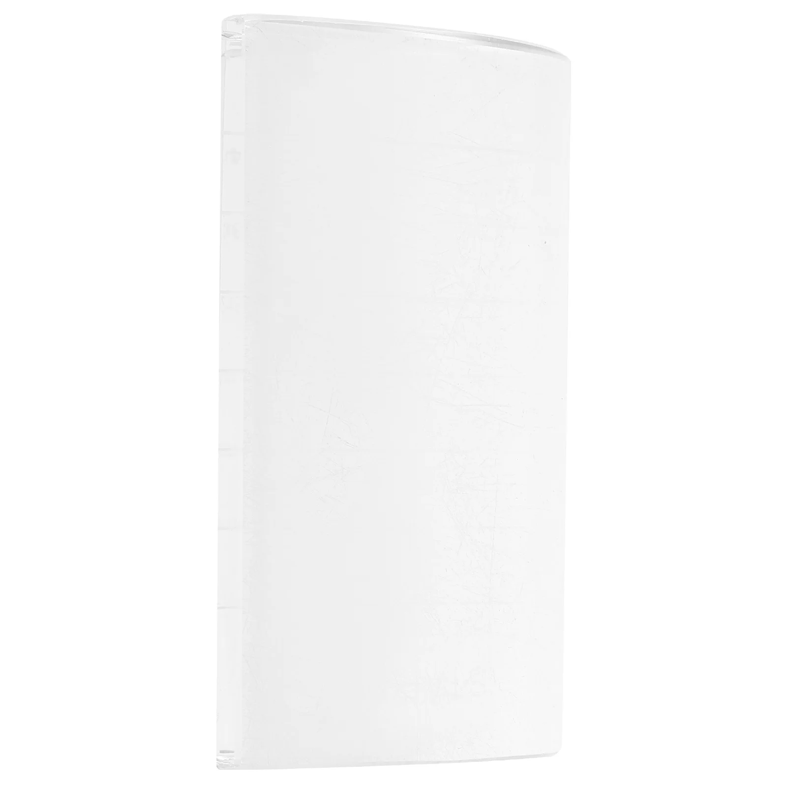 

Separator Tool Clear Glass 8X5X1Cm Curved Design Reusable For Eyelash Extensions Salon Use Eyelash Extension Glass Tray