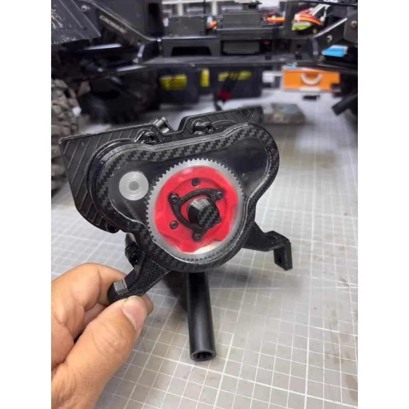 Kit de Conversion d'entraînement par courroie, ensemble de mise à niveau silencieux pour Crossrc EMO XX 1/6 RC, voiture sur chenilles, camion, modèle dinosaure/Stegosaurus/Brontosaure