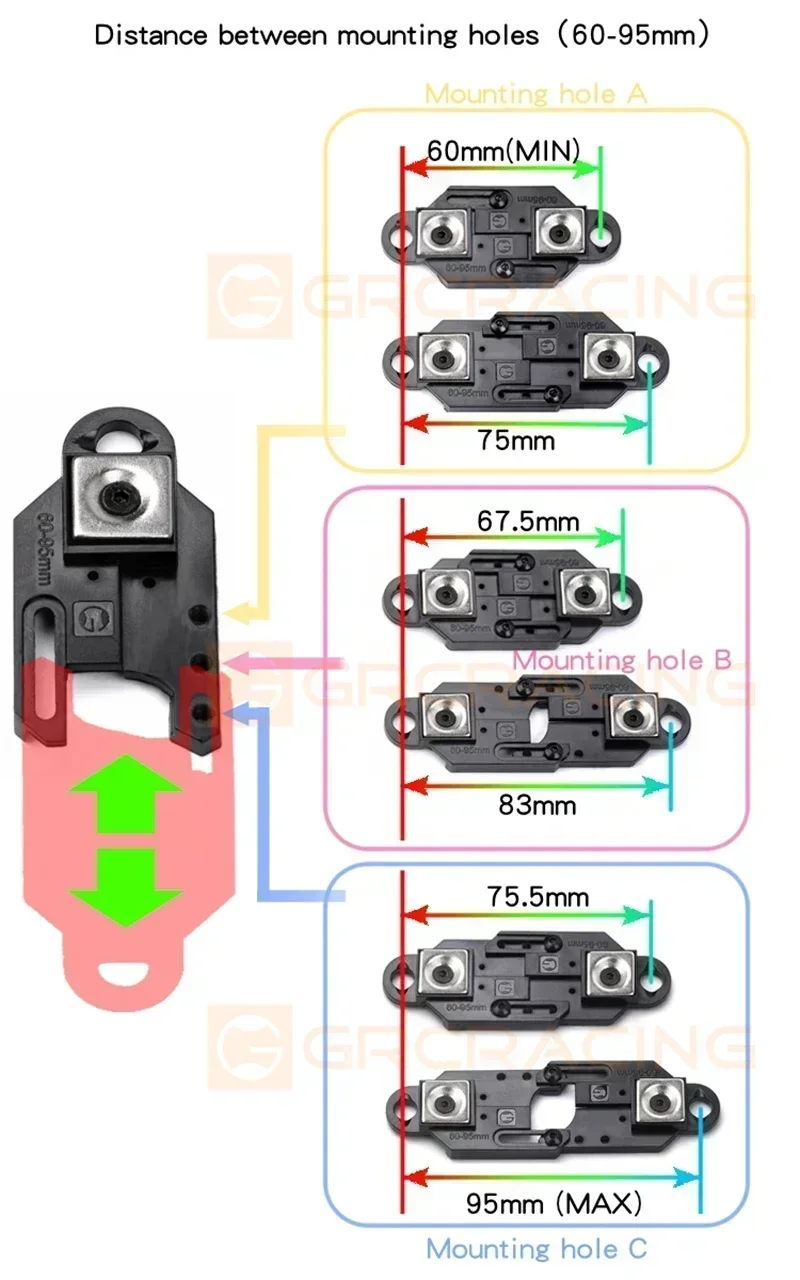 Magnetico Invisibile Carrozzeria Borsette Colonna Post Mount Per 1/10 Trxs Trx4 Trx6 G63 Scx10 Rc Camion Parti di Aggiornamento Accessori