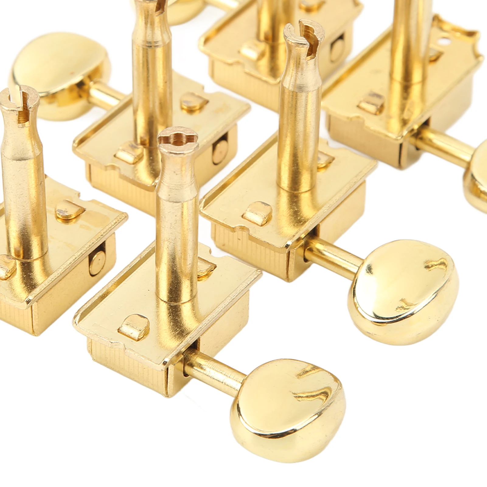 6 Pcs Electric Guitar Tuning Pegs Metal Gold Guitar Replacement Tuning Keys Peg Machine Head