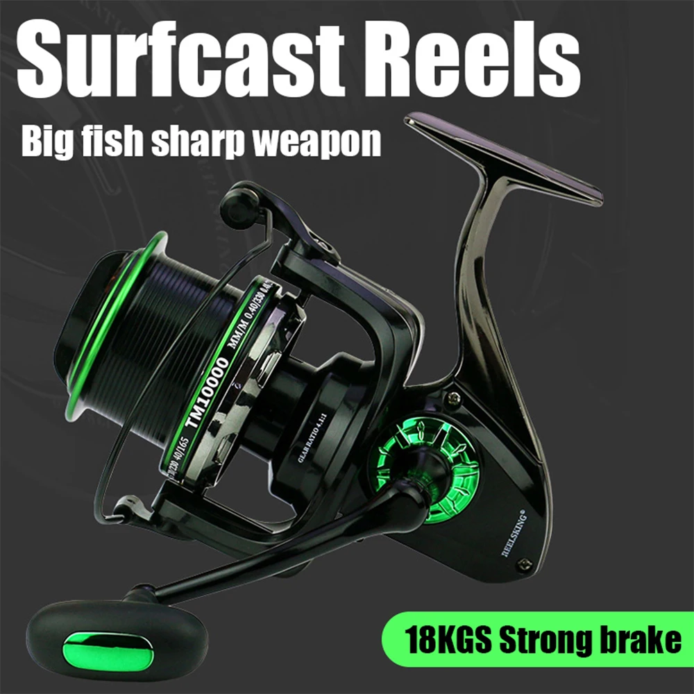 

4.1:1 Spinning Reel Saltwater Freshwater Fishing Reels All-metal No-gap Long-distance Wheel Distant Wheels Molinete De Pesca