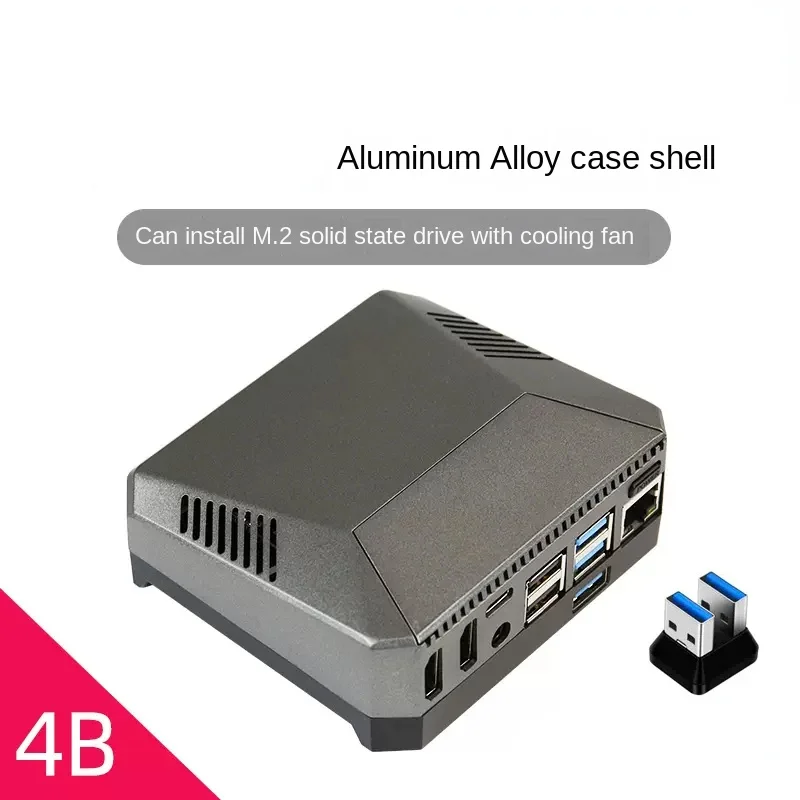 

Aluminium Alloy Case Case Argon One Cooling Fan Extended M.2 SSD Solid State Drive