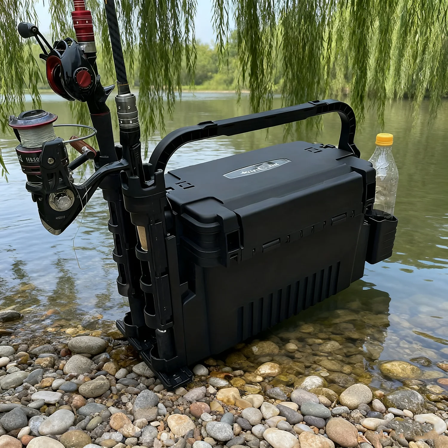 Heavy Duty Fishing Tackle Stor - Fishing Rod Holder recension och pris