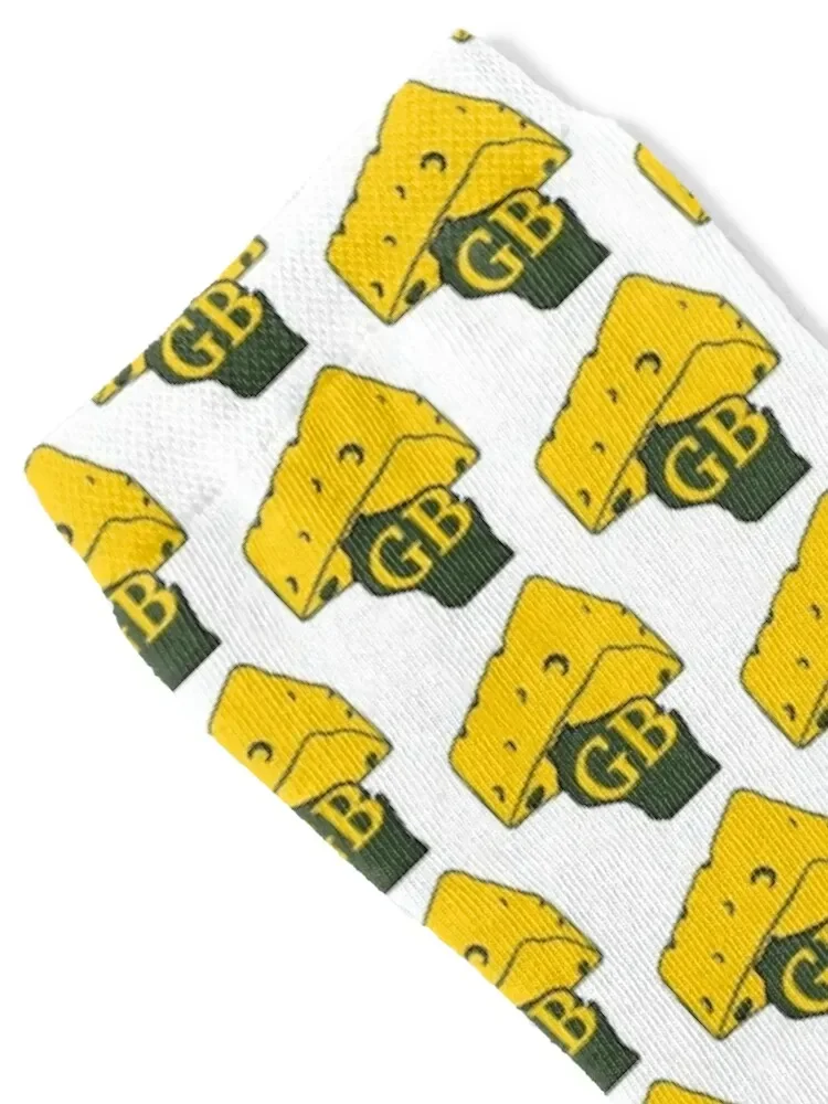 Green Bay Cheese Socks men cotton high quality sports stockings retro Male Socks Women's