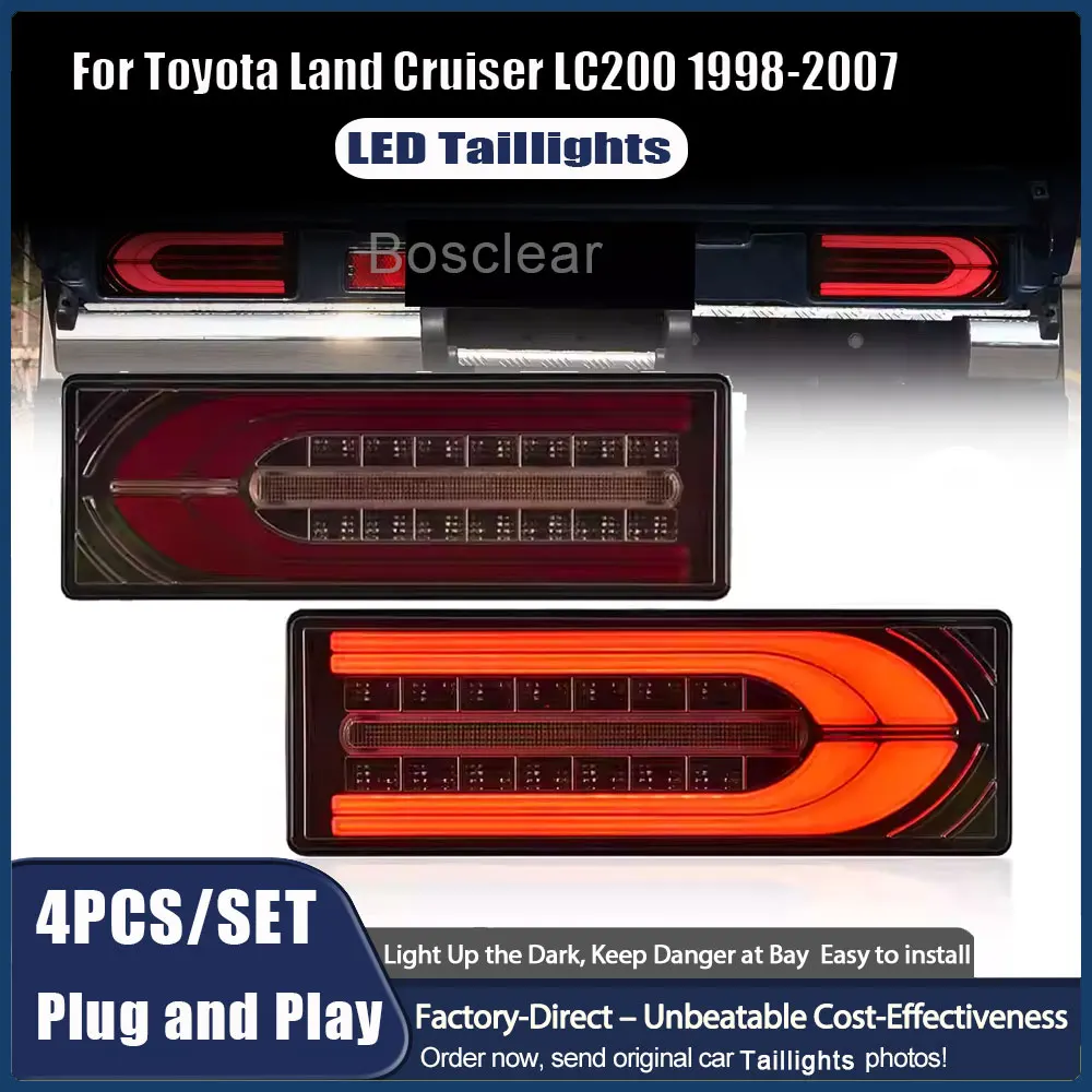 

Taillight For Toyota Land Cruiser LC70 LC76 LC79 LC71 FZJ7 1998-2023 LEDTailLamp Assembly Rear Running Brake Reverse Turn Signal