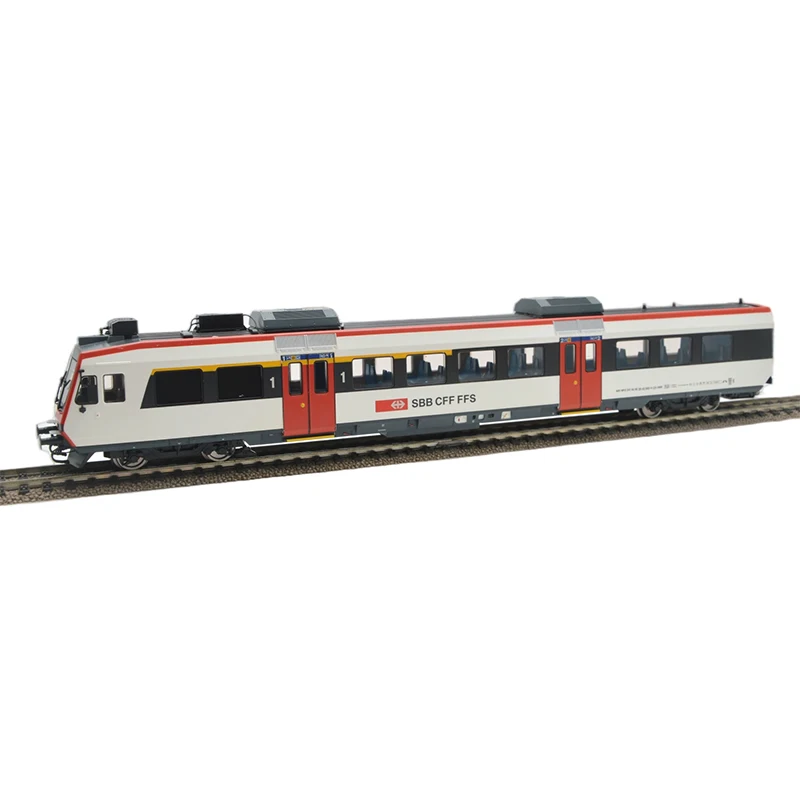 BACHMANN HO 1/87 Train Model L133940 SBB-CFF Type 5 Light Rail Three-section Set with Indoor Lights Train Model Toy