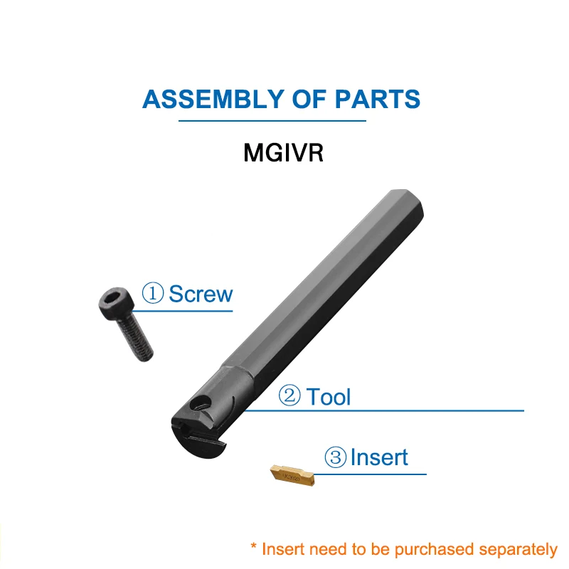 Imagem -02 - Barra de Torno de Ranhura Interna Xcan Mgivr2023 Mgivr2520 Mgivr3732 Suporte de Ferramenta de Torno Cnc Barra de Perfuração Mgivr para Inserção Mgmn300 Mrmn300