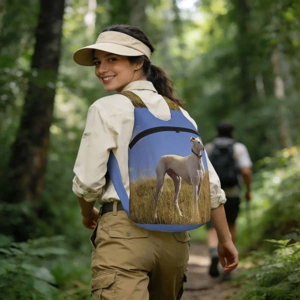 Greyhound Dog On The Hills Student Backpack School Bag Hiking Travel Daypack for Men Women Storage Bookbag Shoulder Bags