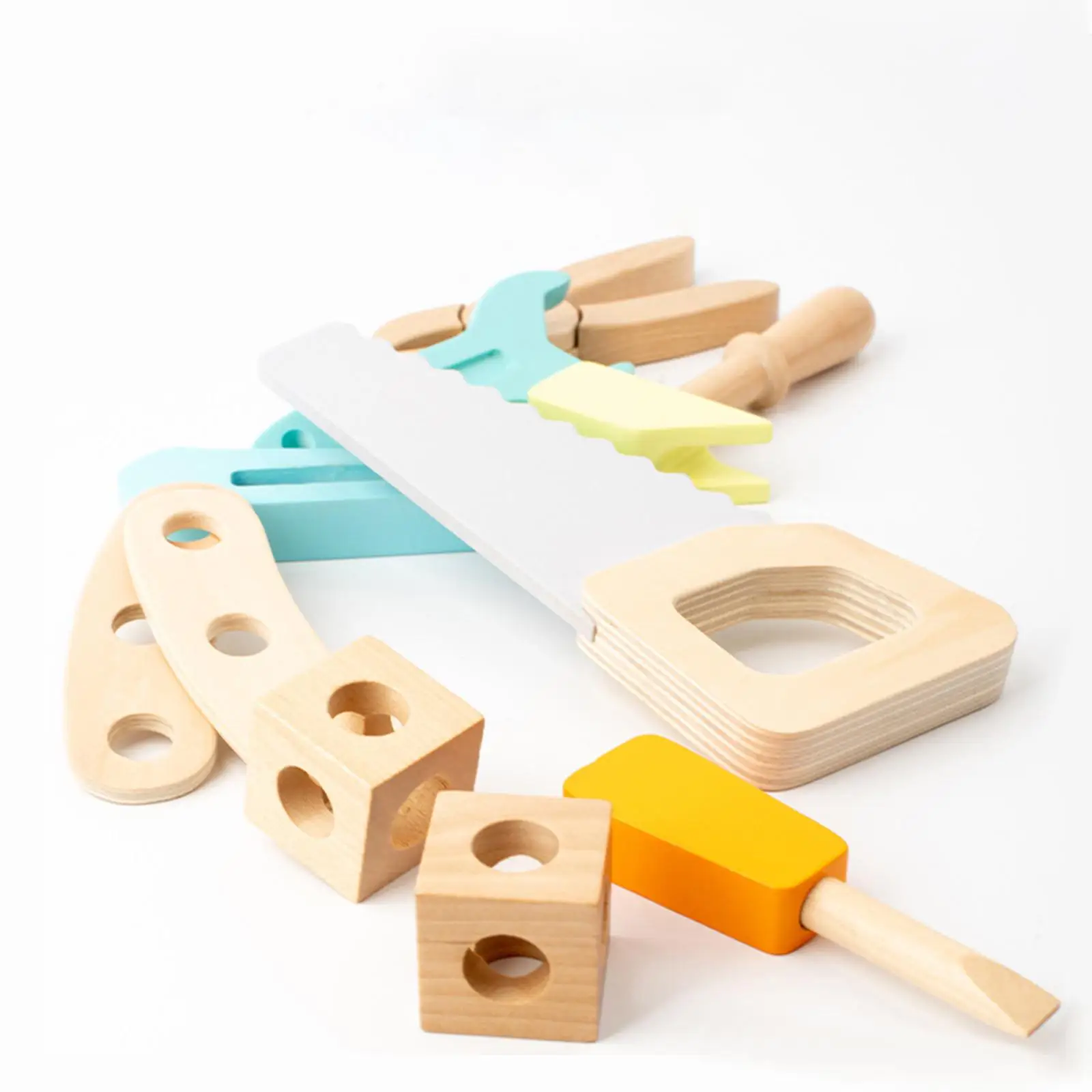 Ensemble de jouets en bois pour enfants, ceinture à outils, tige, cadeaux d'anniversaire, maternelle alth