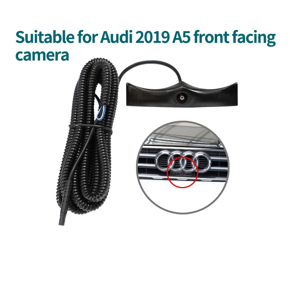 

HD Front View Camera For Audi A5 2019 Waterproof Night Vision CVBS AHD 1080P Fisheye A5 Positive Parking Grille Camera
