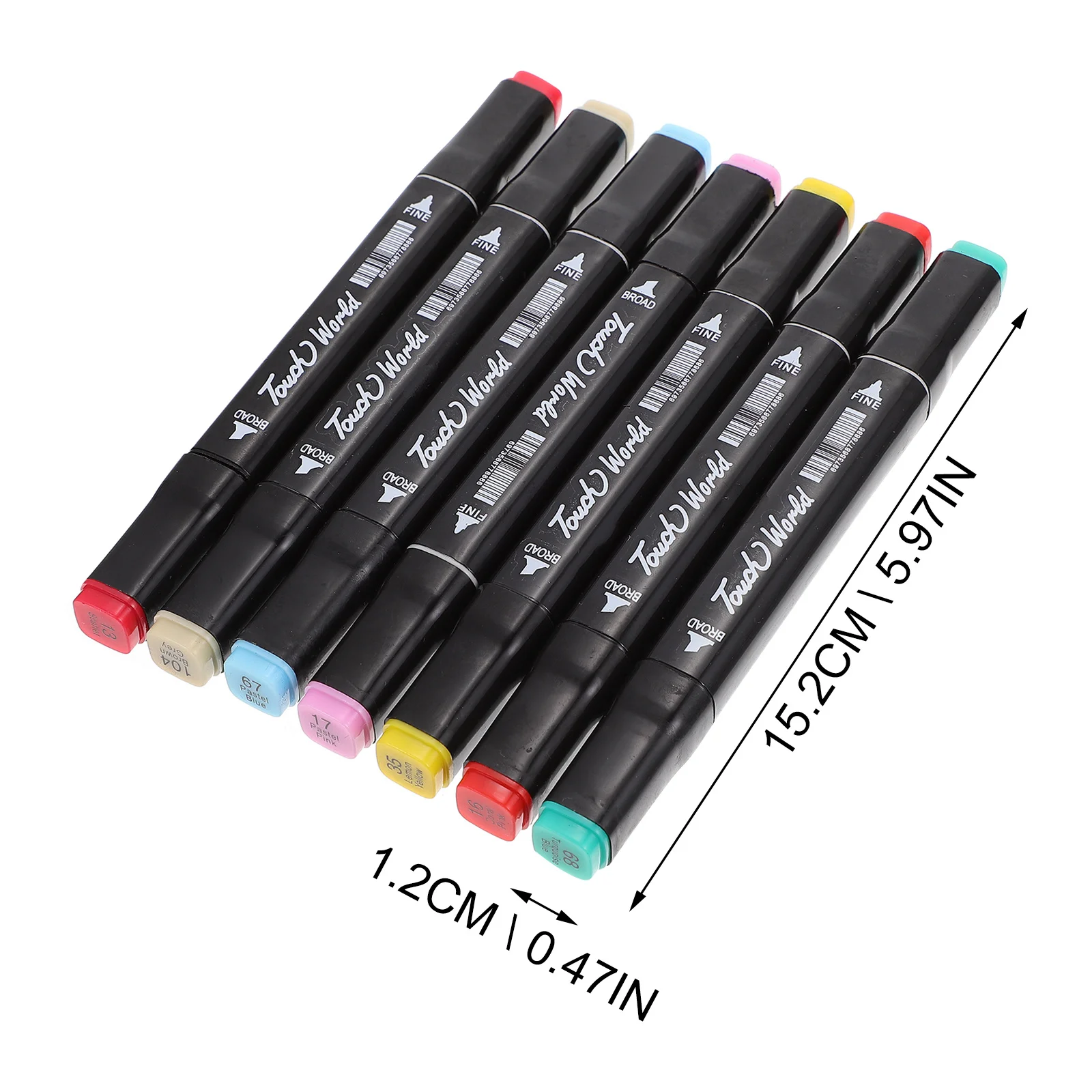 1 Set Set di pennarelli a 80 colori Pennarelli creativi a doppia testa Penne da colorare ad asciugatura rapida per dipinti Schizzi Disegno