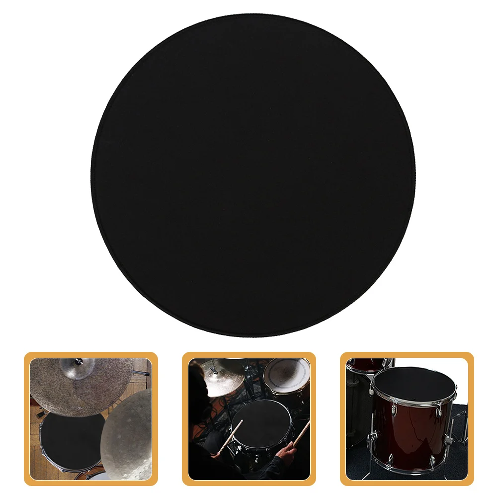 

Drum Mute Pads Cymbal Practice Mat Exquisite Workmanship Practical Easy Use Ideal Daily Drumming Drum Pad Cymbal Practice Pad