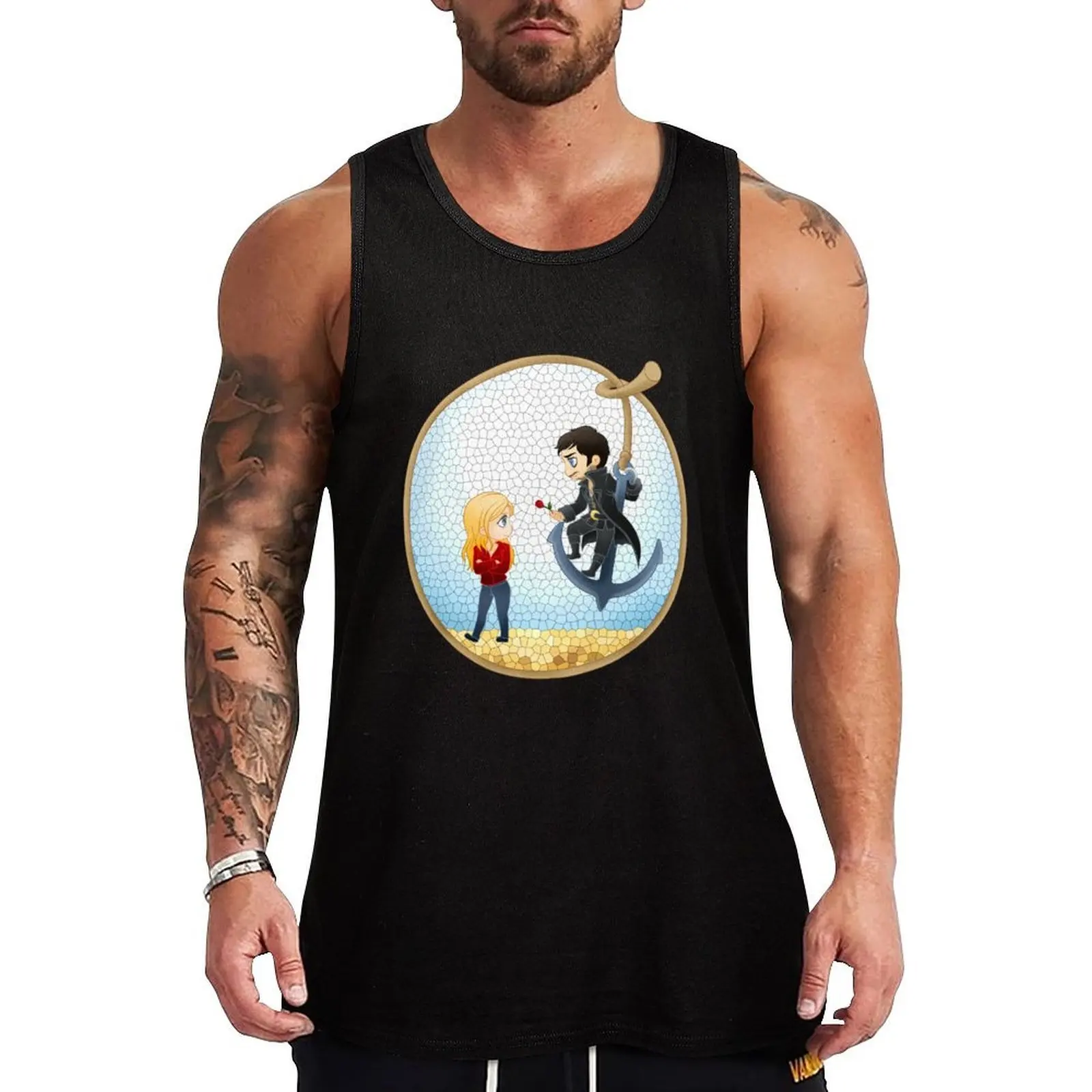 Captain Swan Tank Top Soft Cotton Tank Top Regular Fit Basic Undershirt