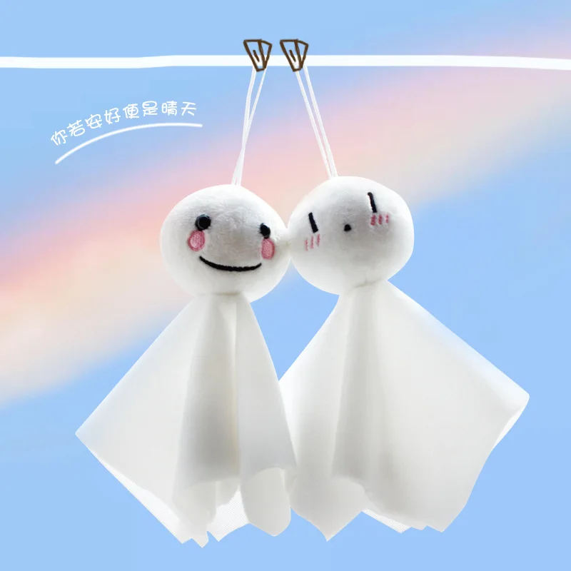 

Prayer Sunny Doll Pendant Bag Decoration Teru Bozu Shiny-shiny Buddhist Priest Plush Toy Cartoon Key Ring Chain Boy Girl Gift