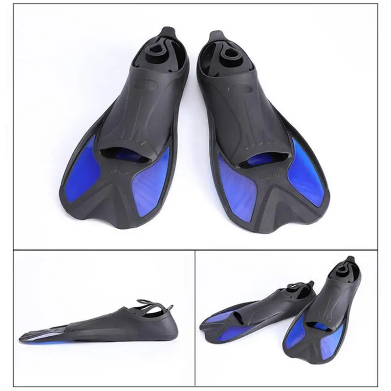 Swim Fins Portable Snorkeling Fins Scuba Diving Flippers Non Slip Diving Fin Full Foot Swim Flipper Beginner Swimming Equipment