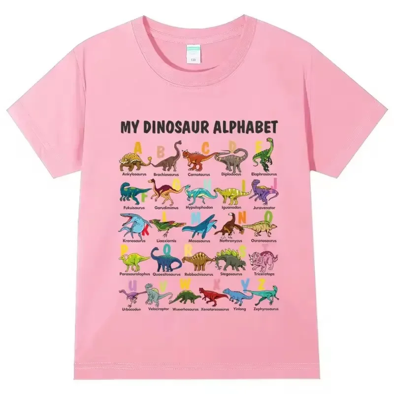 Summer Cute Cartoon Print Cotton Children T-shirt Short Sleeve Casual Fashion Girls Tshirts Kid Clothes Breathable Baby Tee Tops