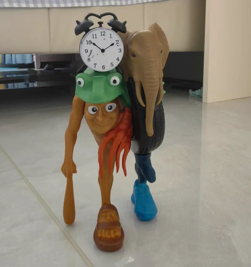 신제품 오리지널 산해경 신비한 짐승 수제 장난감 장식품 모델 전체 세트 탈부착 가능한 조립형 장난감 몬스터 캐릭터 포함