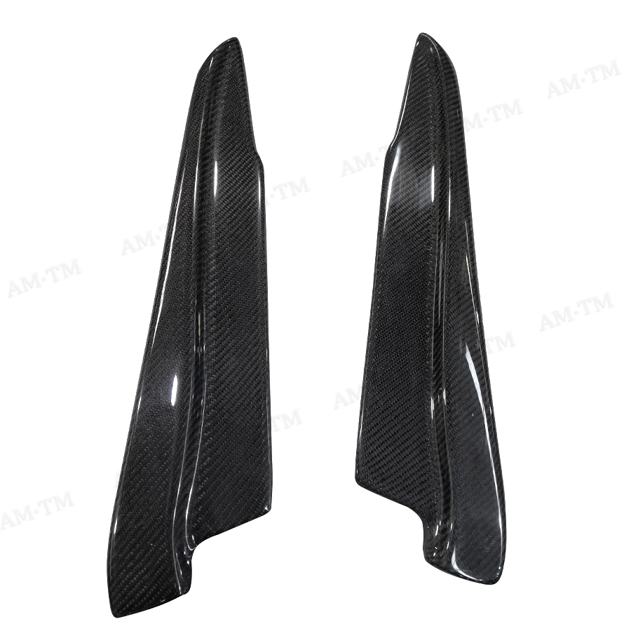 For BMW 3 Series E92 M3 Coupe E93 Cabriolet 08-12 Carbon Fiber wrap angle Car Rear Bumper Splitter Corner Trim Cover Rear Chin
