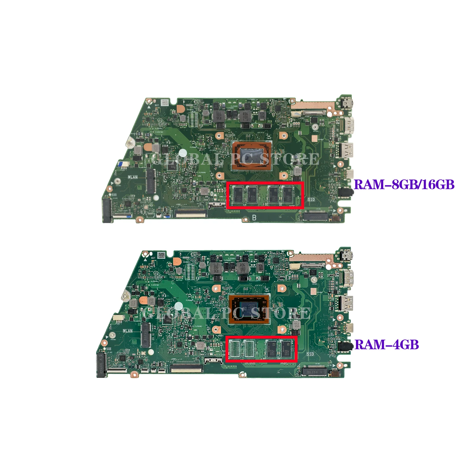 Материнская плата KEFU X421DA для ASUS X421 X421D X421DAP, материнская плата для ноутбука с 3050U R3 R5 R7 8 ГБ/4 ГБ ОЗУ UMA