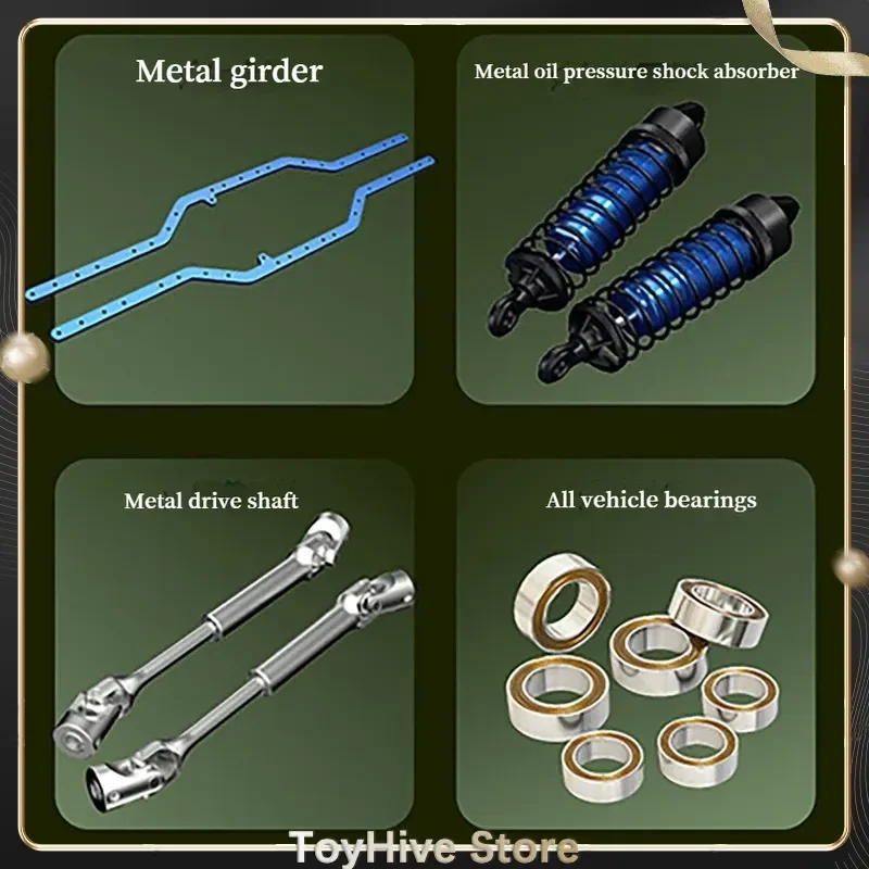 MJX H8h Westward nuevo vehículo de escalada teledirigido 1/8 4WD bloqueo todoterreno diferencial engranaje alto y bajo vehículo todoterreno