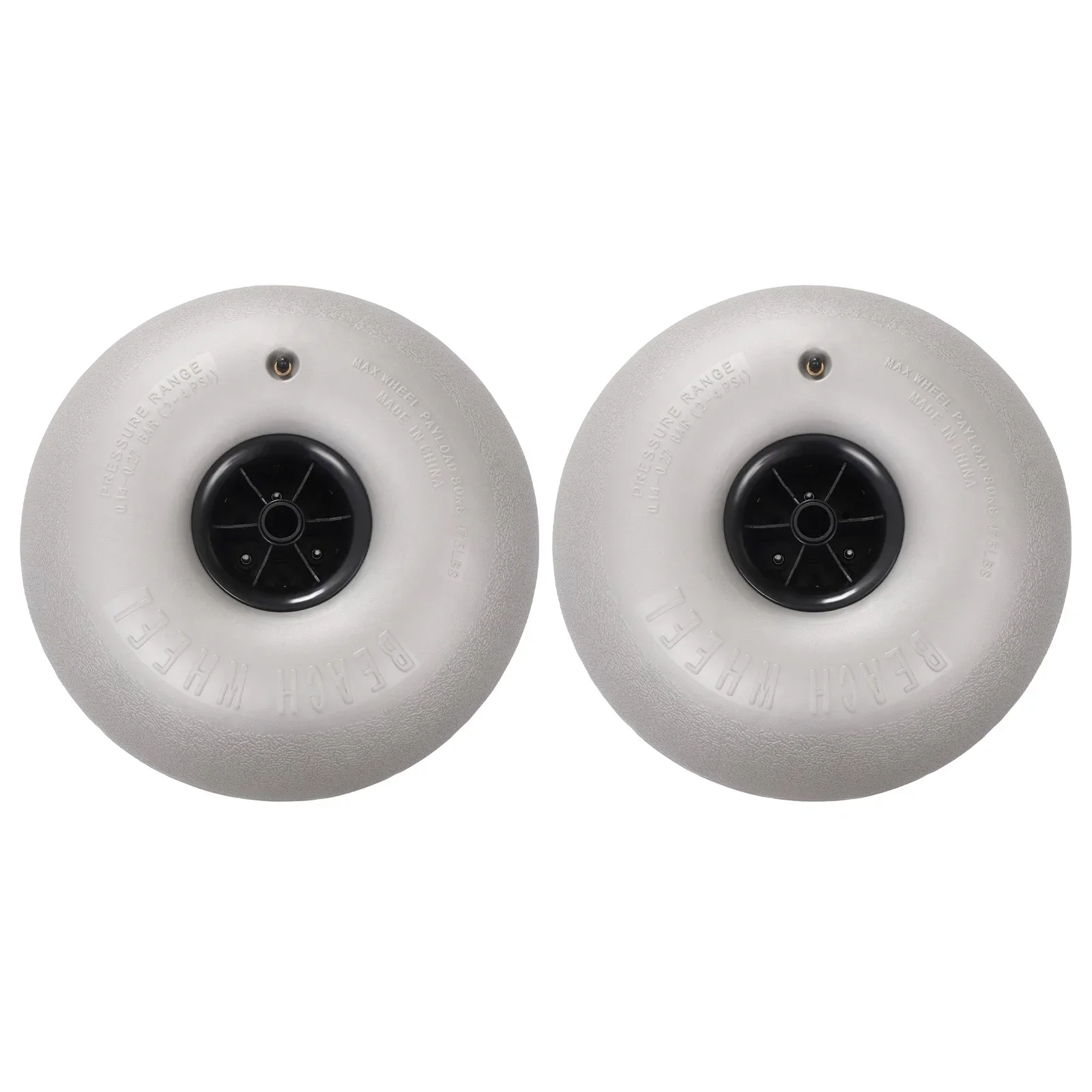 

# 2 Pcs 9"/10"/16" Inflatable Wheels Replacement Sand Tire For Kayak Dolly Canoe Replacement Balloon Beach Cart #