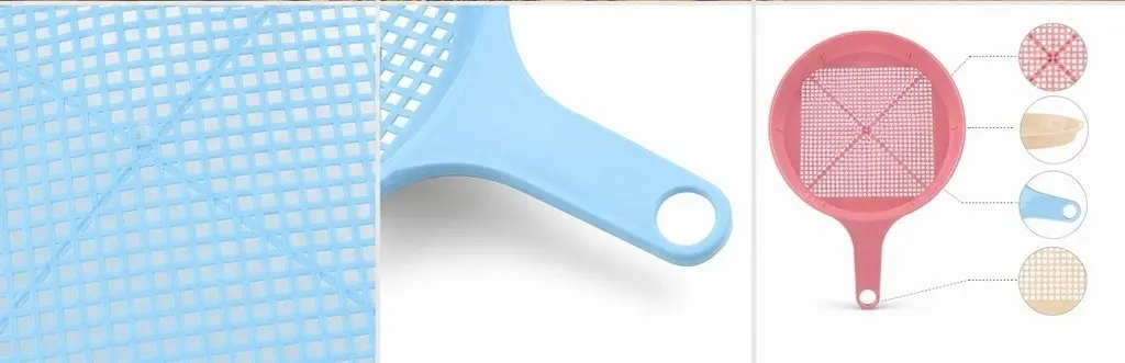 3Pcs Soil Sieve Garden Tool Plastic Mesh Filter Easy Handle Lightweight for Balcony Mini Garden Gardening Accessories